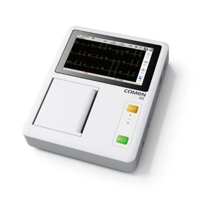 중국 12는 가정용을 위한 3대 채널 가지고 다닐 수 있는 ECG 기계를 이끕니다 판매용