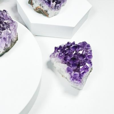 China Europe Crystal Cluster Amethyst Heart Crafts Dark Purple High Quality Natural For Decorative Home Decoration for sale