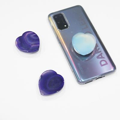 China Adjustable Blue/Green/Pink/Purple Gray Agate Universal Adjustable Foldable Cell Phone Holder for sale