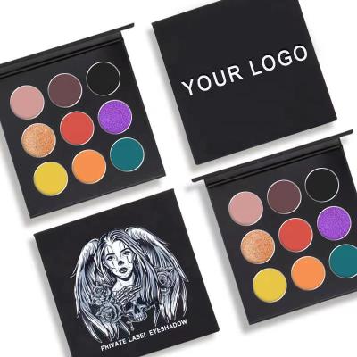 China Wholesale Waterproof Your Own Brand Eyeshadow Makeup Dye Customization Waterproof Eyeshadow Palette High Quality for sale