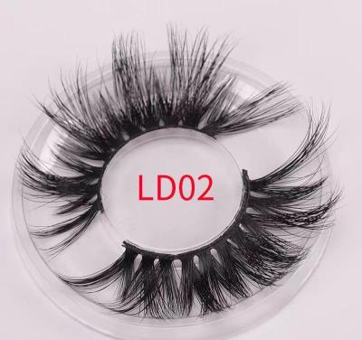 China 25mm Long Natural Hot Selling Luxury Seller 3d Mink Eyelashes Mink Fluffy Eyelashes for sale