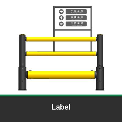 China Label,Warehouse Flexible anti collision device Warehouse Safety Anti Collision System for sale