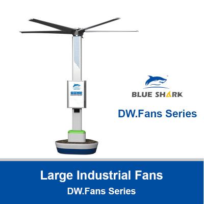 China Large Industrial Standing Fan HVLS High Volume-Low Speed For Warehouse Factory Workshop for sale