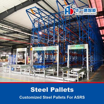 China Gepersonaliseerde stalen pallets IJzeren pallet Metalen pallets Voor ASRS Te koop