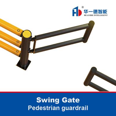 China Pedestrian Guardrail Swing Gate Swinging Door Warehouse Safety Barrier Traffic Guardrails for sale