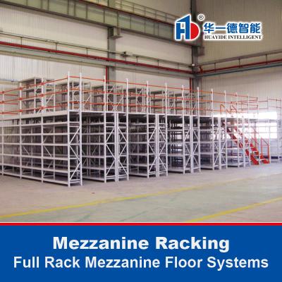 China Estantes de mezzanine Estantes completos Sistemas de piso de mezzanine Estantes de almacenamiento de varios niveles Sistemas de estantes de supermercados en venta