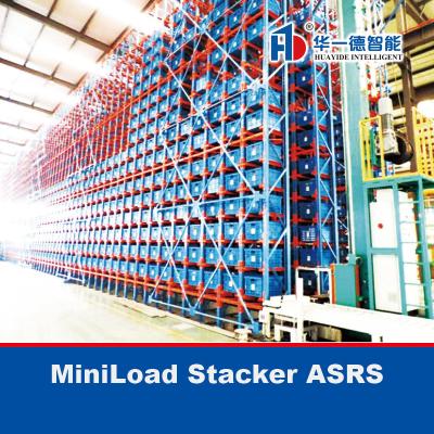 China MiniLoad Stacker ASRS, sistema automático de almacenamiento y recuperación en venta