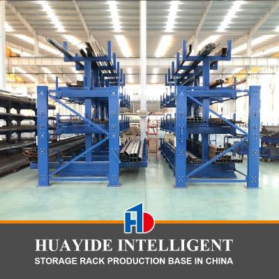 China A13: Manual Telescopic Cantilever Rack for Long Materials Warehouse Storage Racking for sale