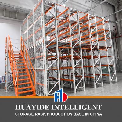 China B02: Mezzanine-rekken Half-rack Mezzanine Multi-Tier Rack Storage Metal Mezzanine-systeem Te koop