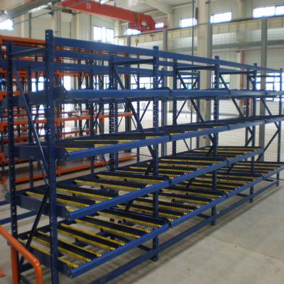 China OEM Carton Warehouse Roller Racking System 500Kgs Per Layer Carton Flow System for sale