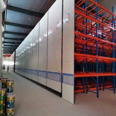 China Q235 Steel Mobile Warehouse Racking Systems 10m/Min Economical for sale