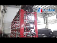 Manual Telescopic Cantilever Rack for Long Materials Warehouse Storage Racking