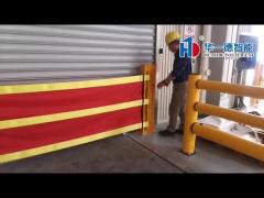 Tough Soft Curtain Safety Barrier Warehouse platform Protector 