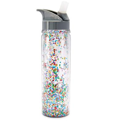 China China supplier double wall viable bpa free plastic twinkle bottle any color any logo is available for sale