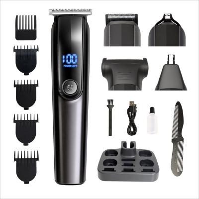 China Car 5 in 1 Trimmer Grooming Kit Electric Shaver for Men's Beard Trimmer Rechargeable Electric Shaver Cutting Machine for sale