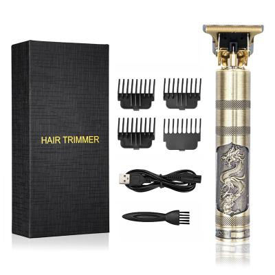 China Limit 4 Combs Amazon Hot Professional Hair Shaver Rechargeable Cordless Hair Cutting Machine T9 Electric Trimmer Clipper For Men for sale