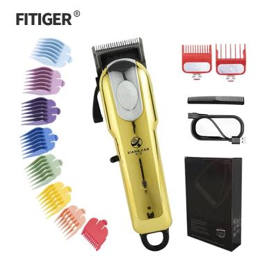 China Limit 4 Combs Clipper Trimmer High Quality Low Noise Cordless Rechargeable Hair For Men Hair Trimmers And Clippers for sale