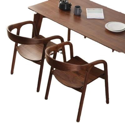 China Factory Adjustable Modern Kitchen Furniture Adjustable Armchair (Others) Restaurant Dining Room Wooden Dinner Chairs for sale