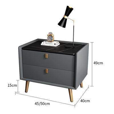 China (Other)Modern Adjustable Solid Color Bedroom Bedside Night Stand Table for sale