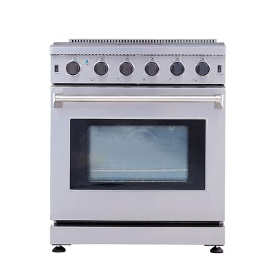 China Genuine Broiler Hyxion Convection Gas Stove Oven with Stainless Steel Steam-cleaning Oven for sale