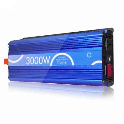 China New Home Used High Efficiency 600W 1000W 1500W 2000W 3000W DC 12V 24V 48V AC 220V 110V Solar Off Grid Pure Sine Wave Power Inverter for sale