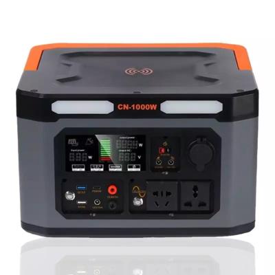 China Type C 500w 1000w 2000w 3000w Outdoor Solar Camping 110v/220V Power Station Portable Inverter With Lithium Battery Charger Power Bank for sale