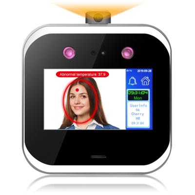 China Biometric Face Recognition Camera Temperature Time Attendance Machine 10 for sale