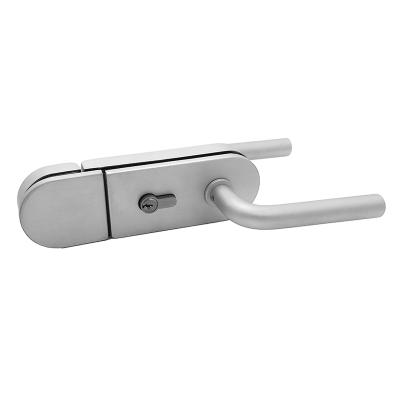 China KECO Modern Glass Door Accessories Commercial Frameless Glass Door Lock for sale