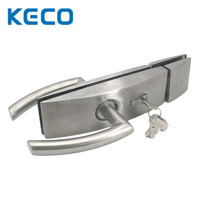 China Modern KECO Swing Glass Door Stainless Steel Aluminum Glass Door Lock 8~12mm Sliding Glass Door Lock for sale