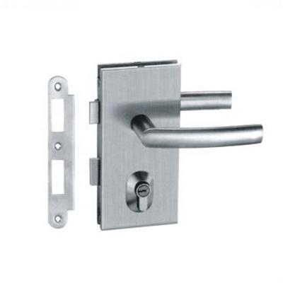 China Euro profile door lock glass door lock suits glass patch cylinder for sale