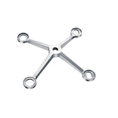 China Hot Selling Durable Building Accessories 304 Stainless Steel Frameless Wall 304 Fittings Glass Spider for sale