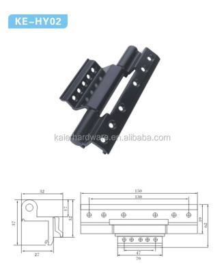 China European standard slot 20 flat open doors and windows wooden door hinge, aluminum windows hinge, aluminum hinge KE-HY02 for sale