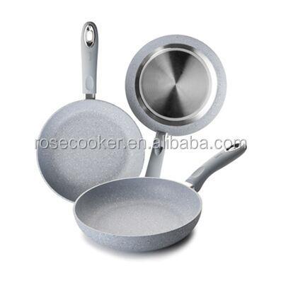 China Fry pan stone fry pan viable marble coating stonewell fry pan for sale