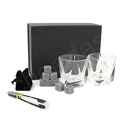 China Cheapest viable whiskey stone rock and led whiskey stone and stone whiskey gift set and glasses for sale