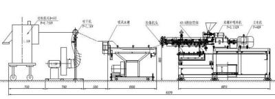 China Minipet-Herstellung der granulierer-Zwillings-Extruder-Maschinen-Ausgangsgebrauchs-Granulations-pp. zu verkaufen