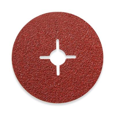 China Stainless steel SongQi Aluminum Oxide Sanding Disc's 150 mm 120mm Red Hook And Loop Sanding Disc Sand Paper Sandpaper for sale