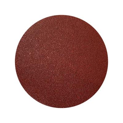 China Stainless steel SongQi Aluminum Oxide Sand Paper Red 150/120 mm 6/5 Inch Sandpaper Abrasive Sanding Disc Round Sand Paper for sale