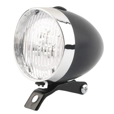 China Bike Classic Retro Bike Light 3 LED Headlight Bike Retro Head Light Front Fog Safety Lamp JL76 for sale