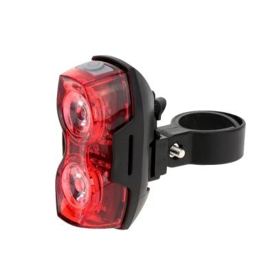 China Super Bright Design 2 LED 400LM Wide Angle Big Angle Bike Double-lamp Bicycle Tail Light Rear Tail Light JL108 for sale