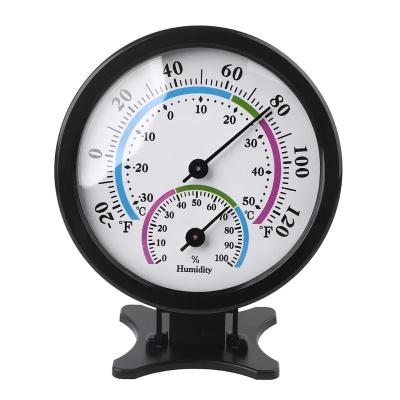 China - Mini Dial Thermometer Hygrometer Indoor Temperature Humidity Meter Monitor Analog Outdoor Time for sale