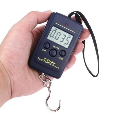 China Weight Measuring 40kg/10g Fishing Luggage Digital Pocket Weight Hook Multifunctional Portable Portable Practical Mini Scale for sale