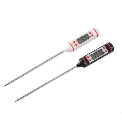 China Black And White Kitchen Thermometers Food Baking Electronic Liquid BBQ Temperature Digital Kitchen Thermometer Probe Measuring Pen for sale