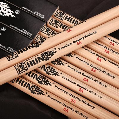 China Drum Accessories Wooden Drumstick 5A Drum Sticks Wooden Sticks Wholesale for sale