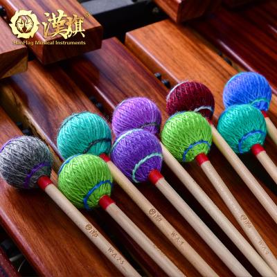 China Maple+Rubber+Wool Hanflag Marimba Mallet W-A-7 for sale