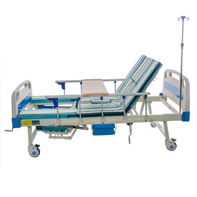 China Fall Bedridden Patient Legs Hospital OEM Supply Bedpan Manual Nursing Bed For Sale for sale