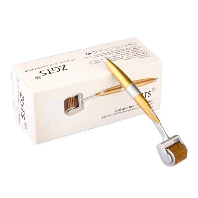 China Anti-Puffiness CE Marked 0.5mm Titanium Stainless Steel Gold Skin Care Micro Needle System 192 Derma Roller for sale