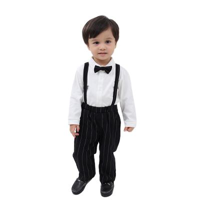 China Formal western style baby boy long sleeve pants suit party cotton formal children's boy suit clothing for sale