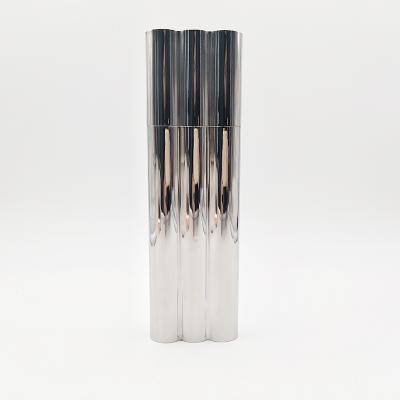 China Personalized Custom Design Eco-friendly Stainless Steel Liquor Flask Case Holder With Two Cigar Tubes for sale