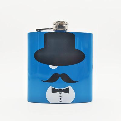 China Modern Birthday Gift Multiple Design Modern Stainless Steel Polished Hip Steel Custom Flask for sale