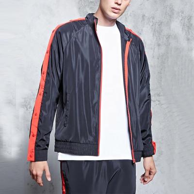 China Wholesale Winter QUICK DRY Mens Jackets Baseball Cotton Nylon Collar Quilted Striping Jacket With Contrast Jacket for sale